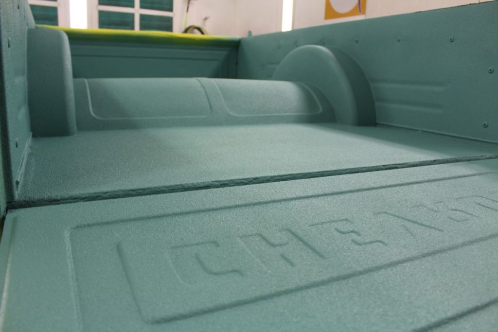 Kenzie's 1968 Chevy C10 hot rod truck bed tub fabrication and paint
