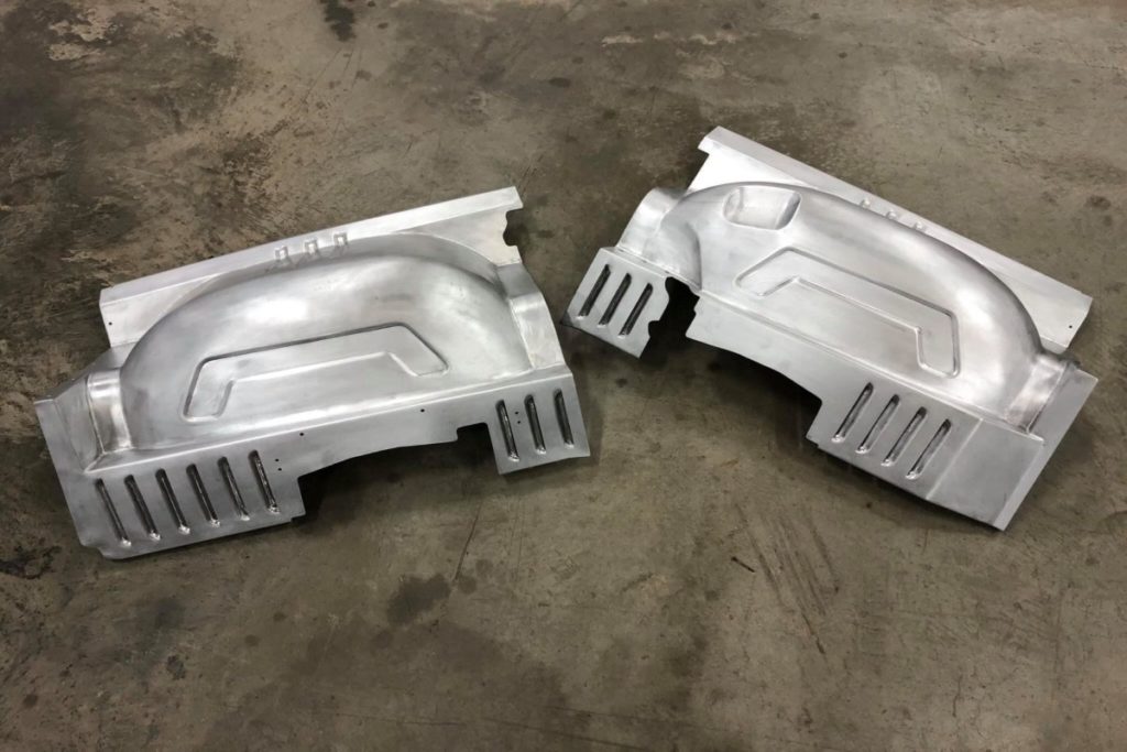 Custom 1968 Chevy C10 Hot Rod Truck Inner Fender Fabrication
